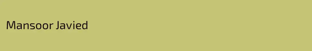 Mansoor Javied